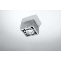Sollux Lighting Quatro lampa podsufitowa 1x40W szary SL.0883