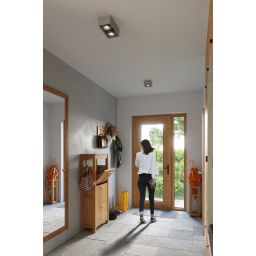 Sollux Lighting Quatro lampa podsufitowa 1x40W szary SL.0883