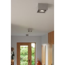 Sollux Lighting Quatro lampa podsufitowa 2x40W szary SL.0884