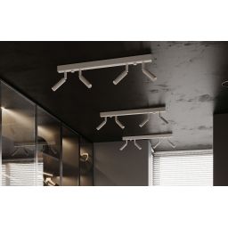 Sollux Lighting Eyetech lampa podsufitowa 2x40W biała SL.0903