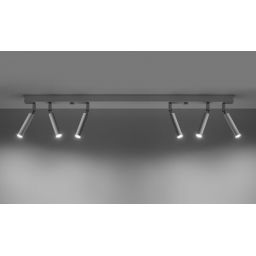 Sollux Lighting Eyetech lampa podsufitowa 6x40W biała SL.0906