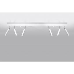 Sollux Lighting Eyetech lampa podsufitowa 6x40W biała SL.0906