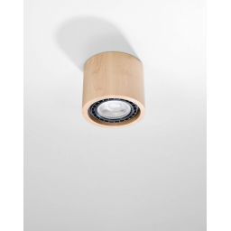 Sollux Lighting Basic lampa podsufitowa 1x40W drewno naturalne SL.0913
