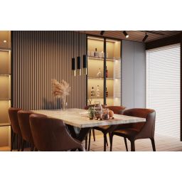 Sollux Lighting Loopez lampa wisząca 2x40W czarna/złota SL.0953