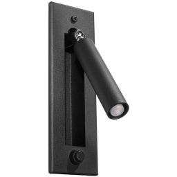 Sollux Lighting Enif kinkiet 1x40W czarny SL.0956