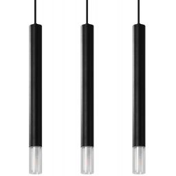 Sollux Lighting Wezyr lampa wisząca 3x40W czarna SL.0962