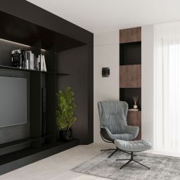 Sollux Lighting Hestia kinkiet 1x40W czarny SL.0981