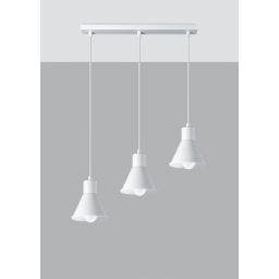 Sollux Lighting Taleja 3 lampa wisząca 3x60W biała SL.0984