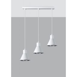 Sollux Lighitng Tazila lampa wisząca 3x60W biała SL.0988