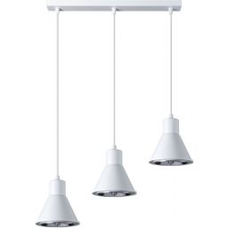 Sollux Lighitng Tazila lampa wisząca 3x60W biała SL.0988
