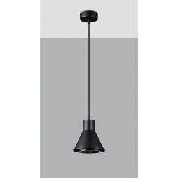 Sollux Lighting Tazila lampa wisząca 1x60W czarna SL.0989