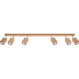 Sollux Lighting Keke lampa podsufitowa 6x40W dąb SL.1039