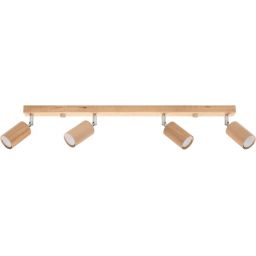 Sollux Lighting Berg lampa podsufitowa 4x40W drewno naturalne SL.1042
