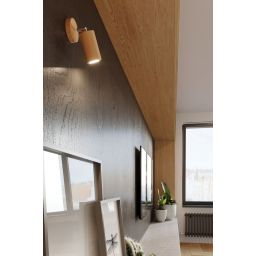 Sollux Lighting Berg lampa podsufitowa 4x40W drewno naturalne SL.1042