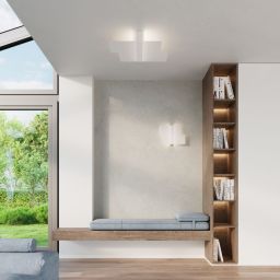 Sollux Lighting Massimo kinkiet 2x40W biały SL.1044