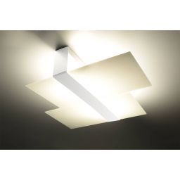 Sollux Lighting Massimo lampa podsufitowa 2x60W biały SL.1045