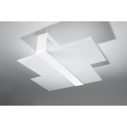 Sollux Lighting Massimo lampa podsufitowa 2x60W biały SL.1045