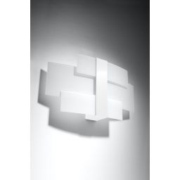 Sollux Lighting Celia kinkiet 2x40W biały SL.1046