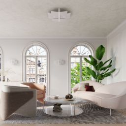 Sollux Lighting Celia lampa podsufitowa 3x60W biała SL.1047