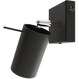 Sollux Lighting Ring kinkiet 1x40W czarny SL.1049