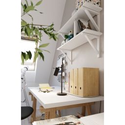 Sollux Lighting Ring lampa biurkowa 1x40W czarna SL.1091