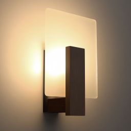 Sollux Lighting Lappo kinkiet 1x40W biały/wenge SL.1096