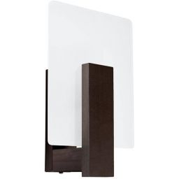 Sollux Lighting Lappo kinkiet 1x40W biały/wenge SL.1096