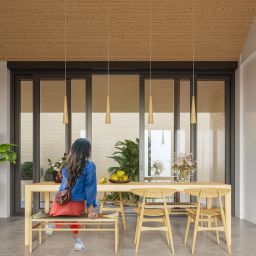 Sollux Lighting Sula lampa wisząca 3x40W biała/drewno SL.1101