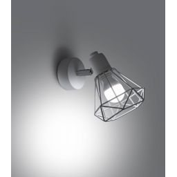 Sollux Lighting Artemis kinkiet 1x40W biały SL.1102