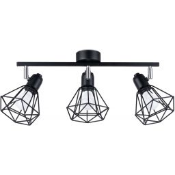 Sollux Lighting Artemis lampa podsufitowa 3x40W czarna SL.1107