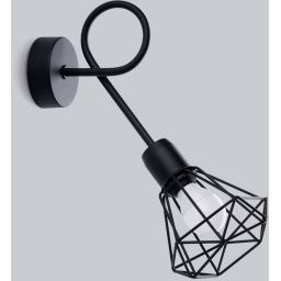 Sollux Lighting Artemis kinkiet 1x12 W czarny SL,1108