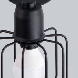 Sollux Lighting Beluci lampa podsufitowa 2x40W czarna SL.1115
