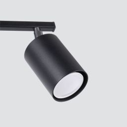 Sollux Lighting Lemmi lampa podsufitowa 2x40W czarna SL.1127