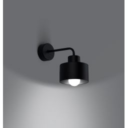 Sollux Lighting Savara kinkiet 1x60W czarny SL.1129