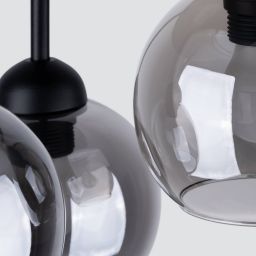Sollux Lighting Alino lampa podsufitowa 3x60W czarna SL.1140