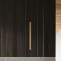 Sollux Lighting Pastelo lampa wisząca 5x8 W czarna-drewno SL.1270