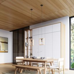 Sollux Lighting Aries lampa wisząca 1x15 W drewno SL.1310