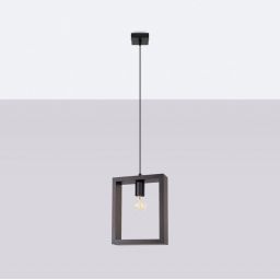 Sollux Lighting Aries lampa wisząca 1x15 W wenge SL.1311