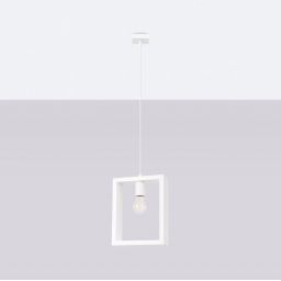 Sollux Lighting Aries lampa wisząca 1x15 W biała SL.1312