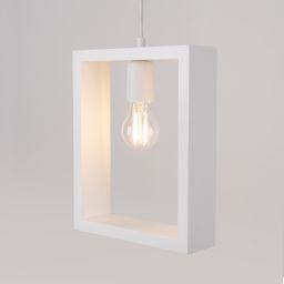 Sollux Lighting Aries lampa wisząca 1x15 W biała SL.1312