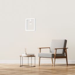 Sollux Lighting Aries lampa wisząca 1x15 W biała SL.1312