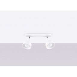 Sollux Lighting Elba lampa podsufitowa 2x15 W biała SL.1314
