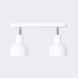 Sollux Lighting Elba lampa podsufitowa 2x15 W biała SL.1314
