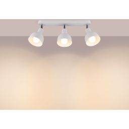 Sollux Lighting Elba lampa podsufitowa 3x15 W biała SL.1315