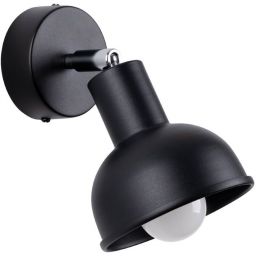 Sollux Lighting Elba kinkiet 1x15 W czarny SL.1316