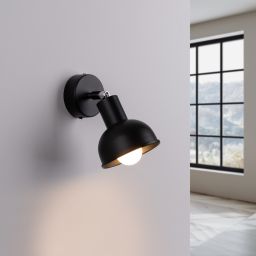 Sollux Lighting Elba kinkiet 1x15 W czarny SL.1316