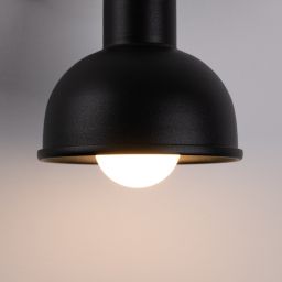 Sollux Lighting Elba kinkiet 1x15 W czarny SL.1316