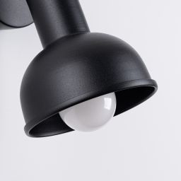 Sollux Lighting Elba kinkiet 1x15 W czarny SL.1316