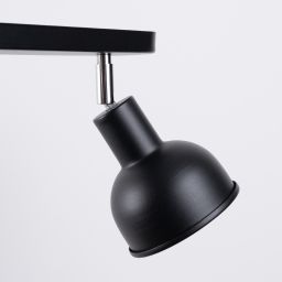 Sollux Lighting Elba lampa podsufitowa 2x15 W czarna SL.1317