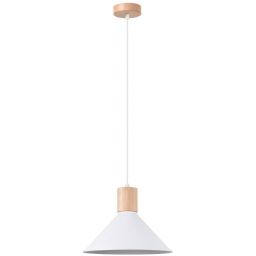 Sollux Lighting Jaga lampa wisząca 1x15 W biała SL.1319